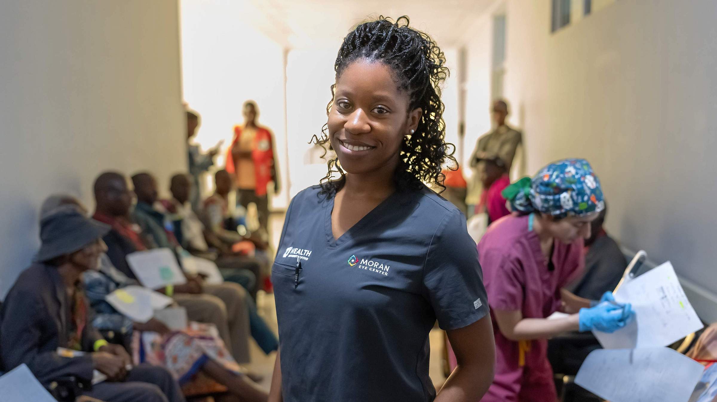 Belinda Ikpoh, MD, spent part of her global ophthalmology fellowship in Tanzania.